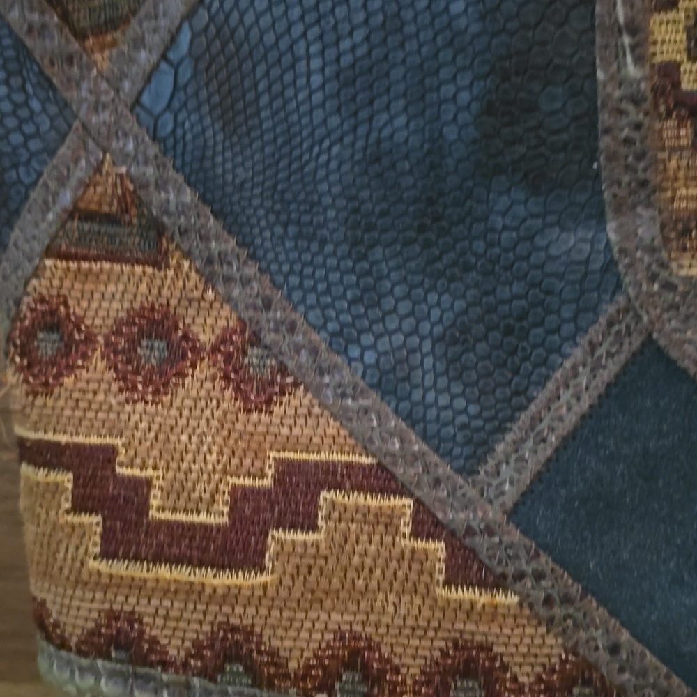 Steven Multicolor Patchwork Crossbody Bag - image 4